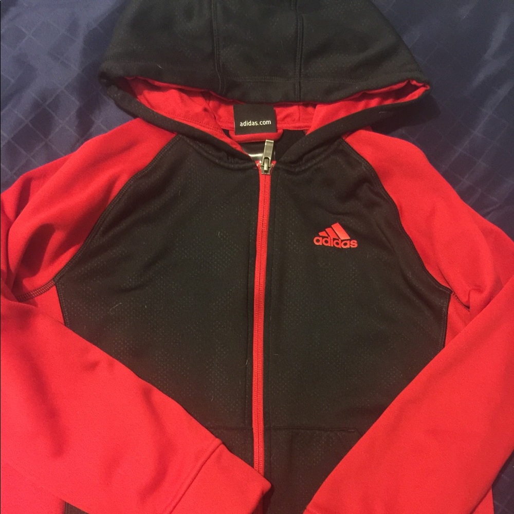 Adidas boys hoodie size medium